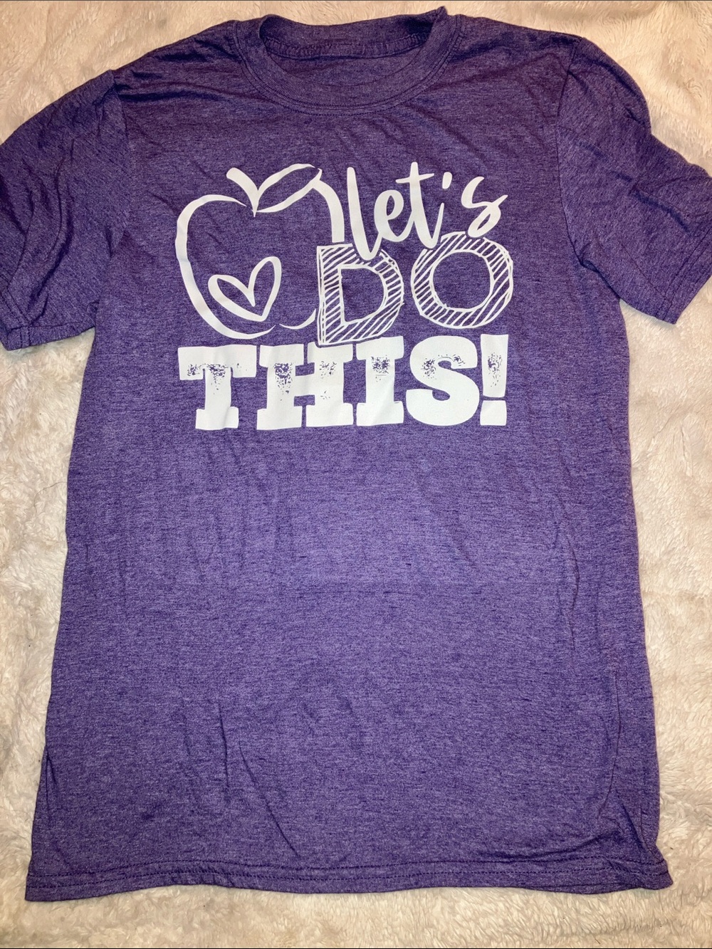 Source Unknown Purple Short-Sleeve Graphic Tee - 'Let's Do This!'